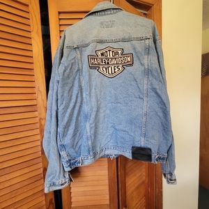 Vintage Harley Davidson denim jacket